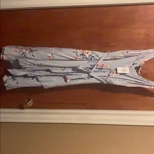 Torrid size 2 light blue floral dress